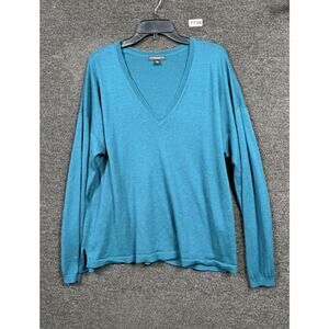 Fine Merino Collection by Lane Bryant Knit Sweater Womens Size 22/24 Teal